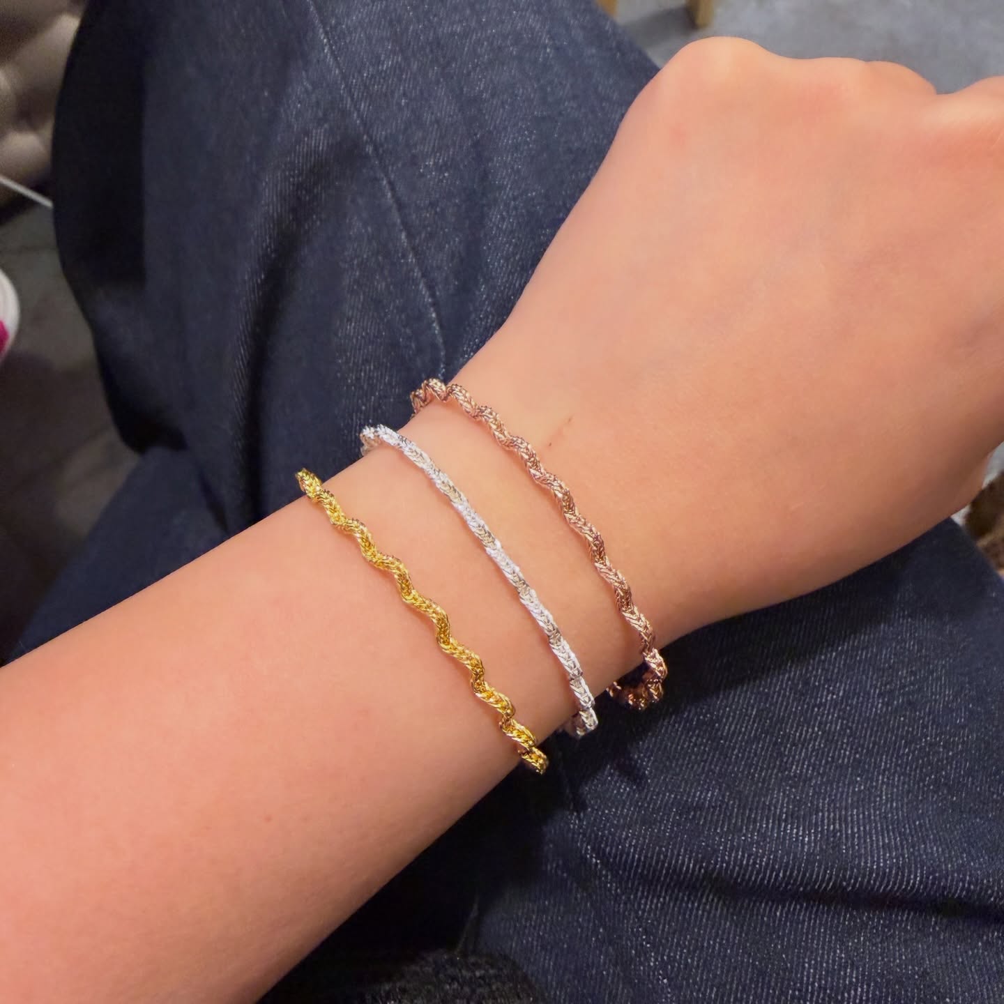 AEB001 波浪型手鏈