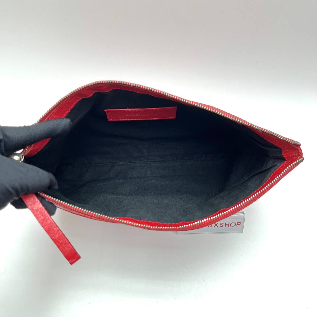 Balenciaga Red Clutch