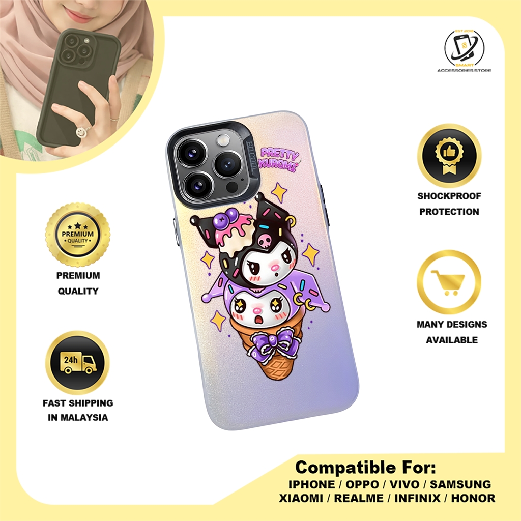 IMD CASE PHONE FOR IPHONE - DESIGN KUROMI A