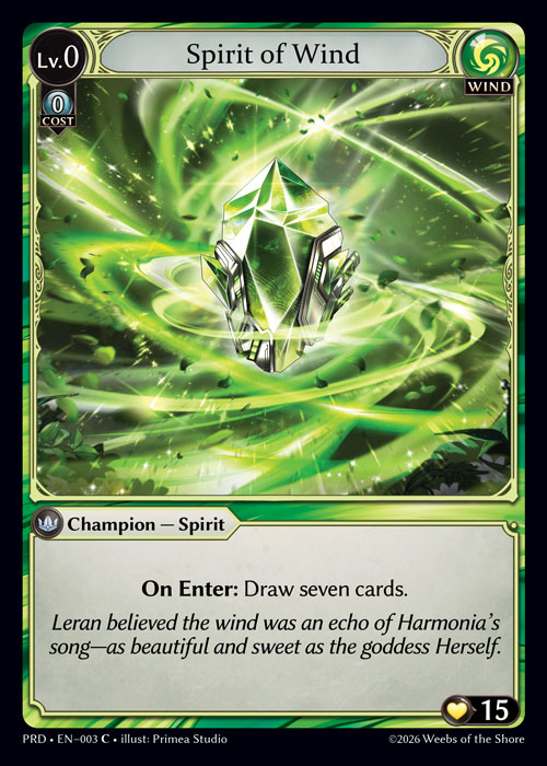 Spirit of Wind / PRD-003 (C)