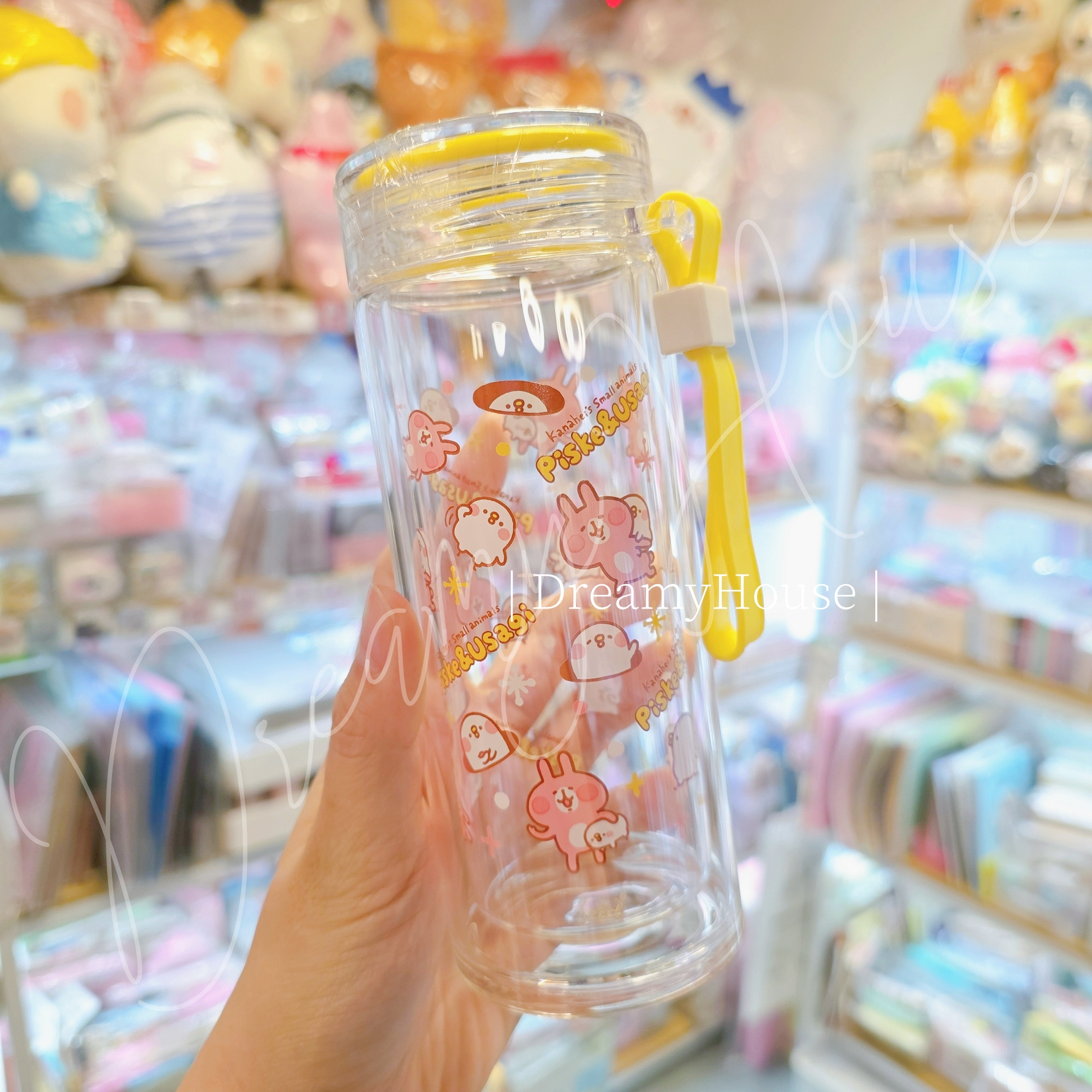 台灣 kanahei 雙層玻璃杯 水樽 300ml