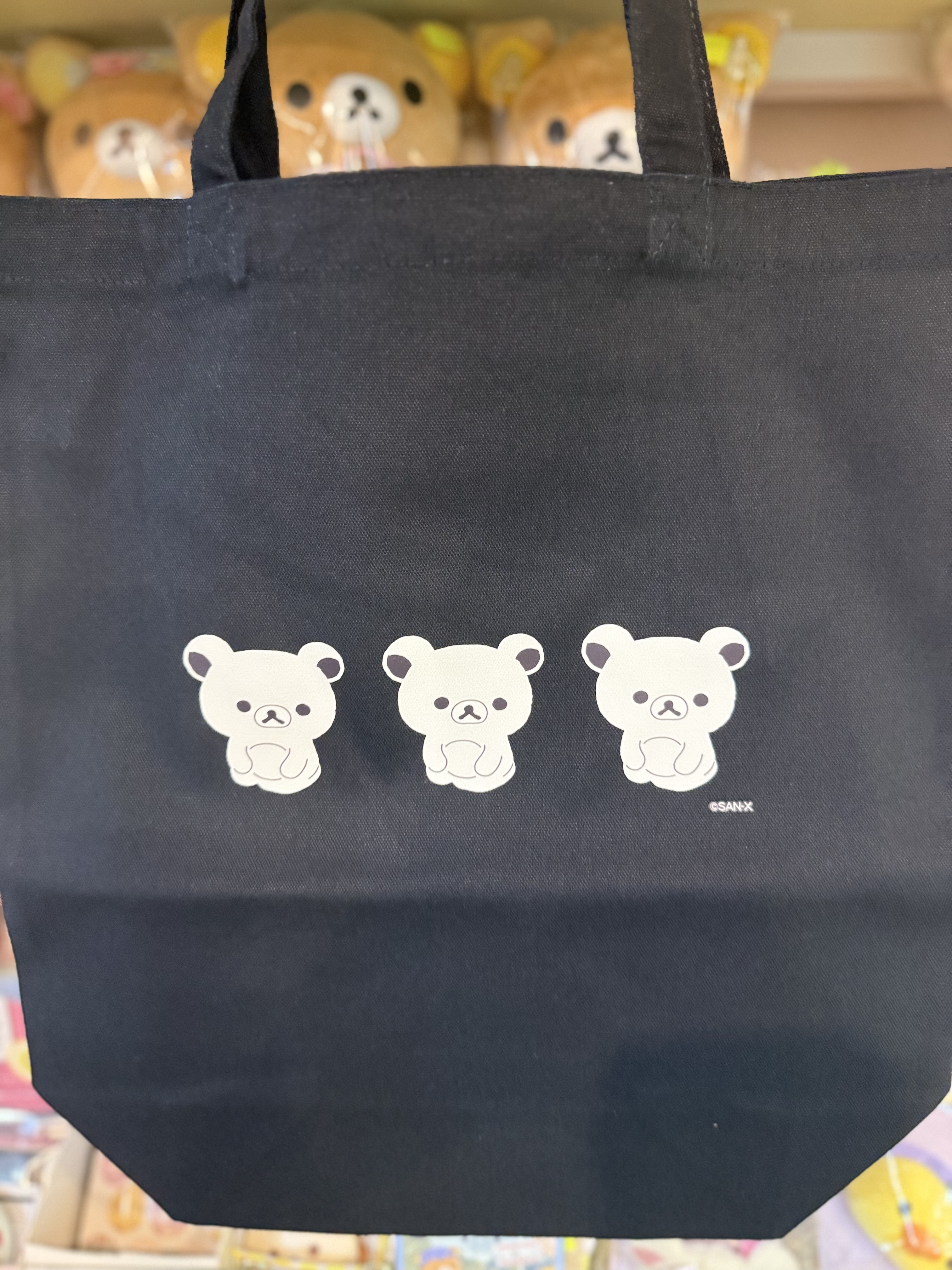 《現貨》全新日本網上限定Rilakkuma 黑白系列布袋