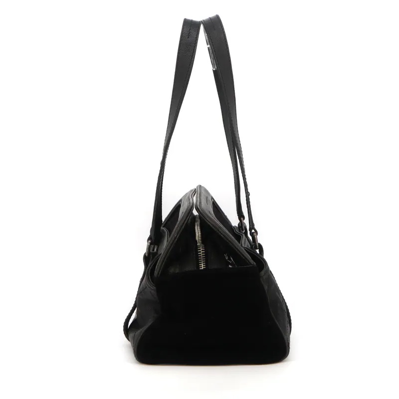 Chanel 2.55 Caviar Mademoiselle Lock Bowling Bag