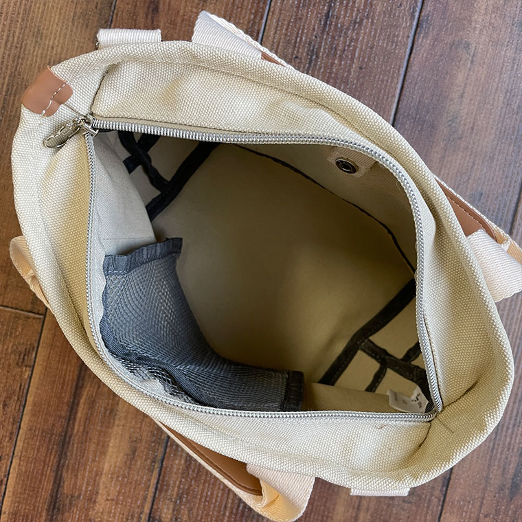 miffy 2ways 保溫 刺繡拉鏈帆布袋 