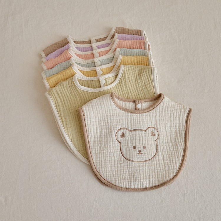 DOTTODOT 七彩棉花糖系列-六重棉紗BIG圍嘴