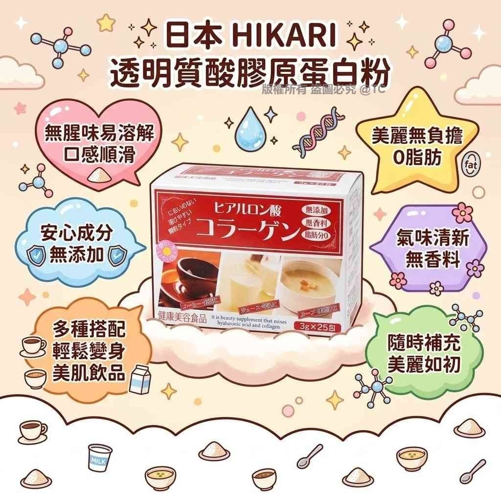日本🇯🇵直送@限時預購🔛HIKARI 透明質酸膠原蛋白粉 (一盒25袋)