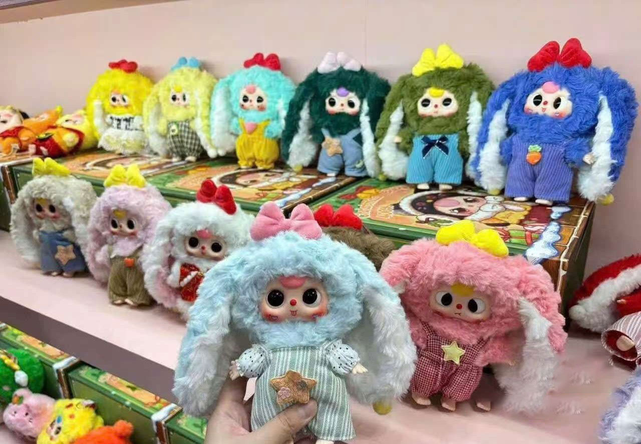 [Baby Three] V2 馬卡龍兔子毛絨系列盲盒 (通用) | 盒