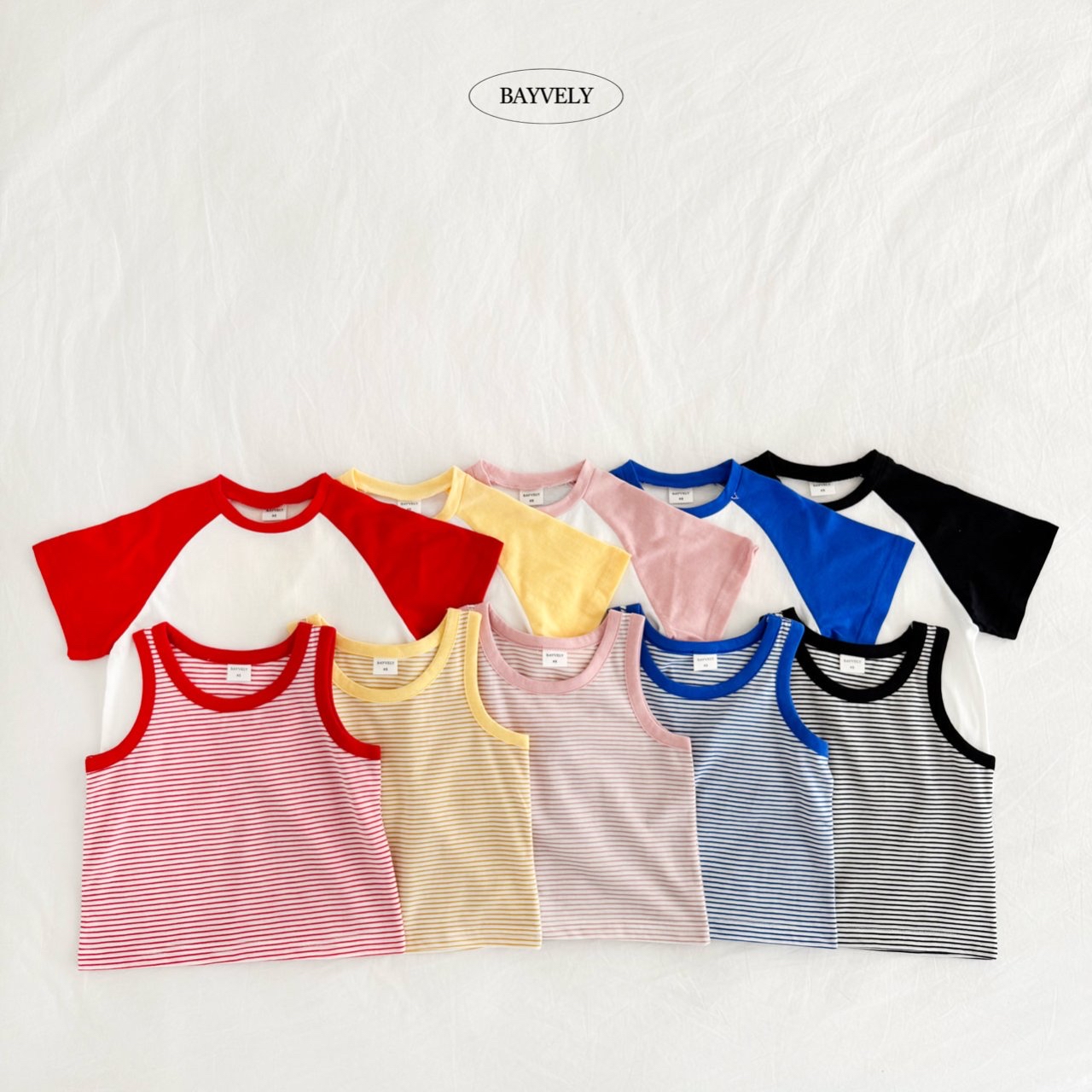 🇰🇷BAYVELY tee+背心set