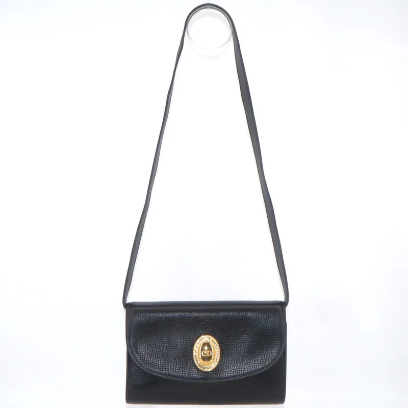 Christian Dior CD Logo 2way Flap Shoulder Bag