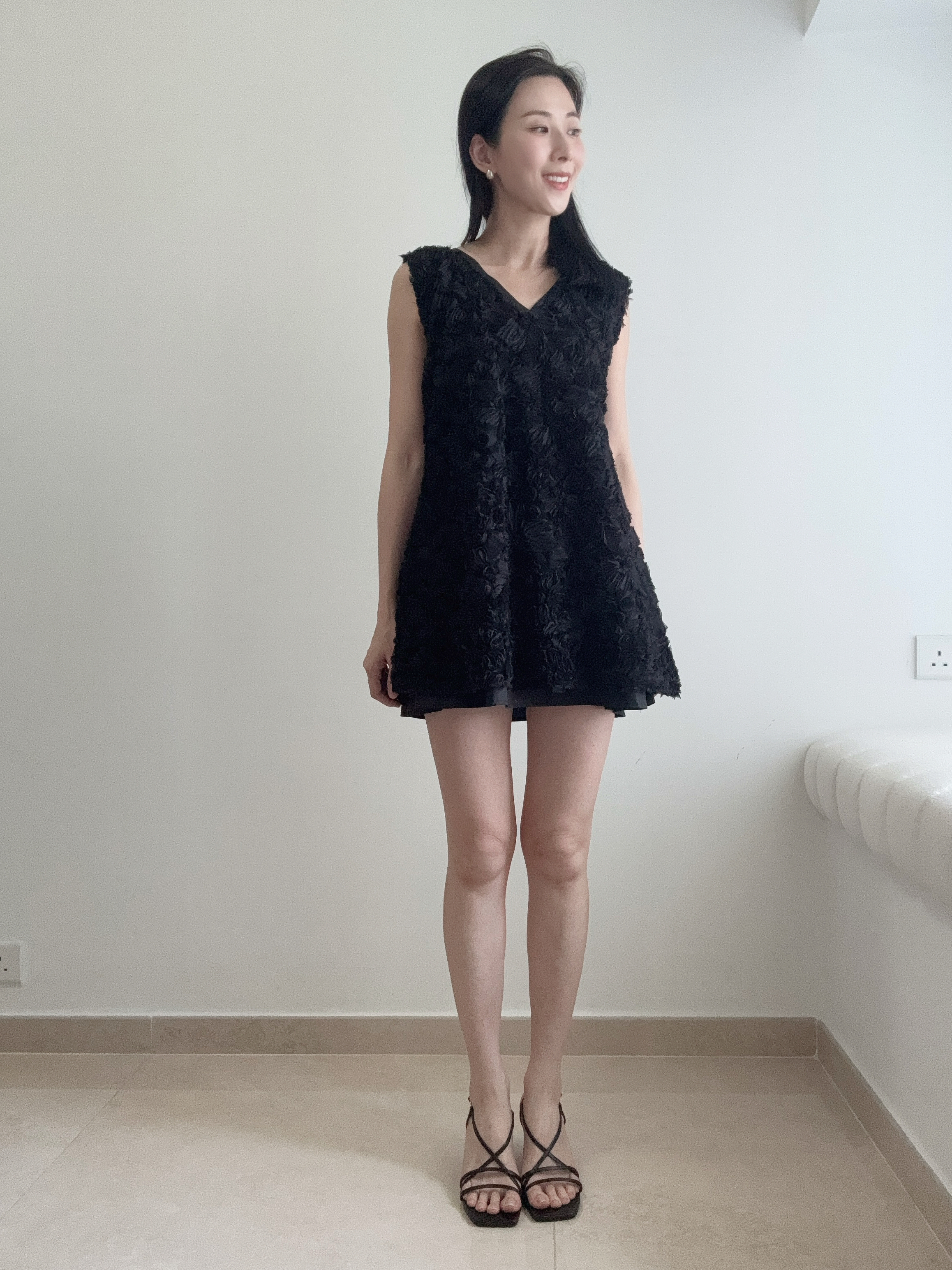 Elegant flower v-neck dress/top