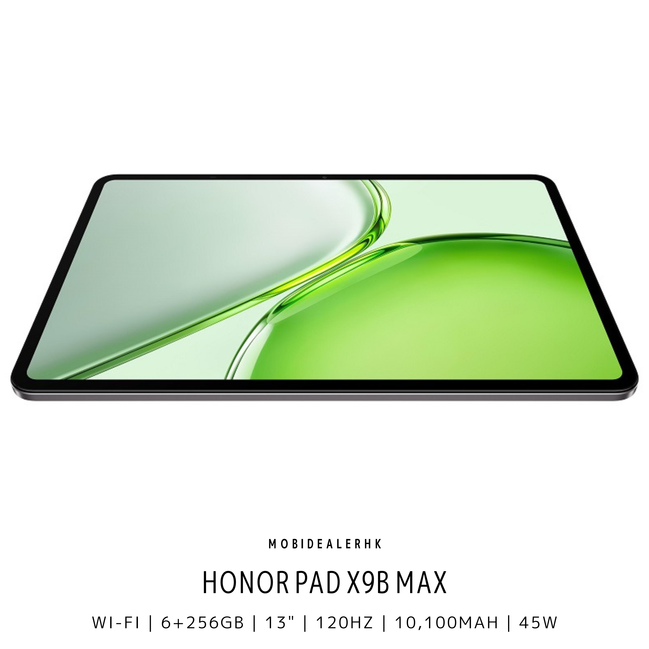 Honor Pad X9B Max | 榮耀 Pad X9b Max | WiFi | 平板電腦 | 13" 2.5K 護眼大屏 | 10100mAh 超大電池