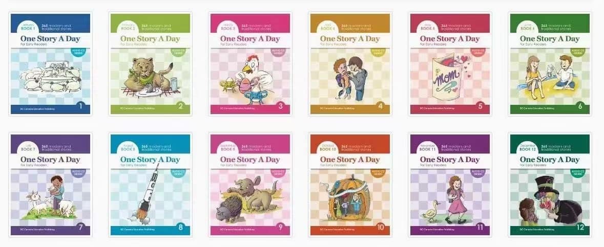 One Story A Day For Early Readers 小學版 英語天天故事｜12 books｜點讀版