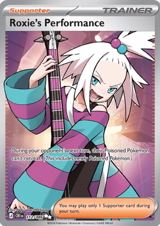 Pokemon TCG Chaos Rising - Roxie's Performance-112/086