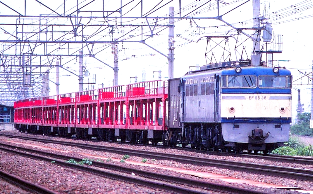 Kato N規 Ku5000汽車運輸貨車 （紅色連小汽車）