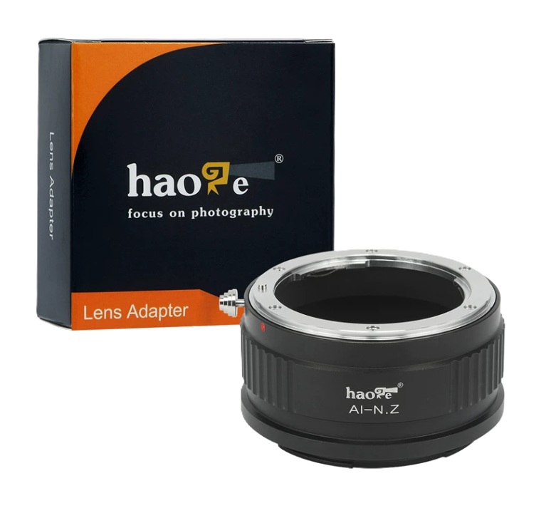 Haoge Mount Adaptor For Nikon Nikkor F Mount D / SLR Lens To Nikon Z-Mount Mirrorless Camera 金屬接環