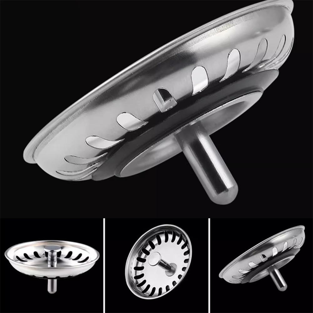 廚房洗碗池水池塞 不鏽鋼升級加厚慮蓋 UA0531