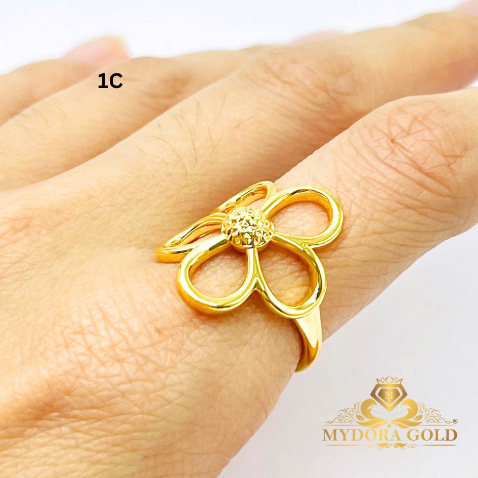 MYDORA Cincin Bunga Daisy Manis (5G) l EMAS 916/22K