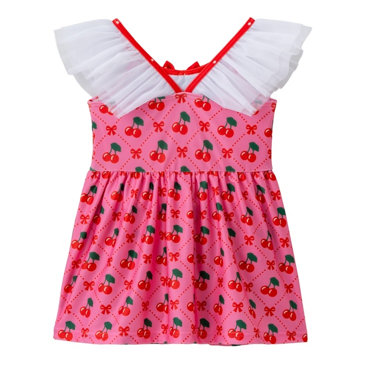 🇯🇵限時預訂 日本直送🇯🇵Wiggle Wiggle櫻桃荷葉邊連體泳衣