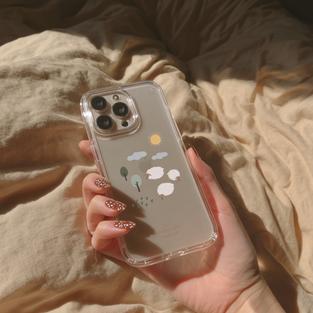 【E-I-E-I-O】透明MagSafe iPhone Case