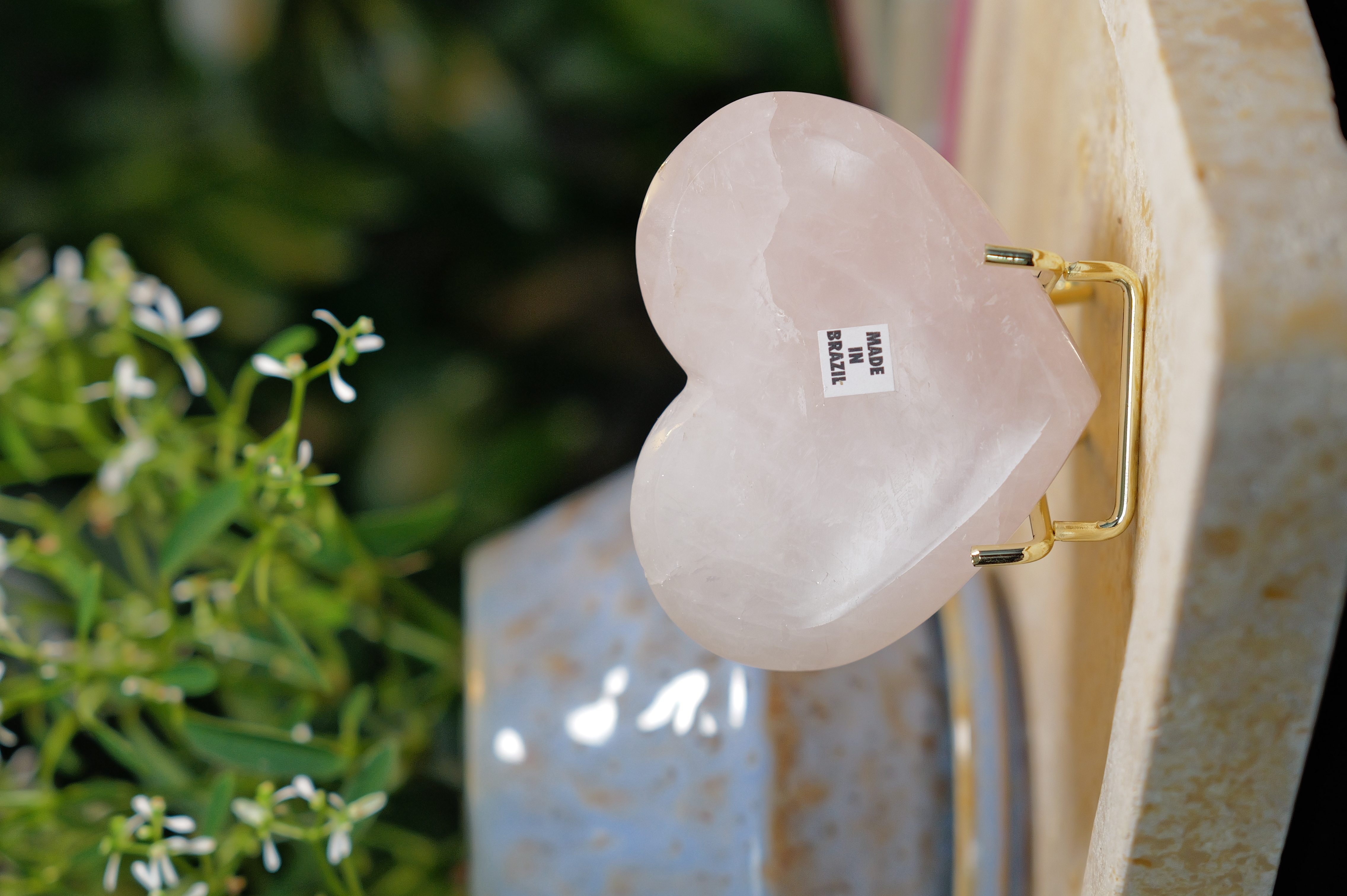 ༒8.4cm 粉水晶愛心༒   RQ.6847H5T-RA2*1m8