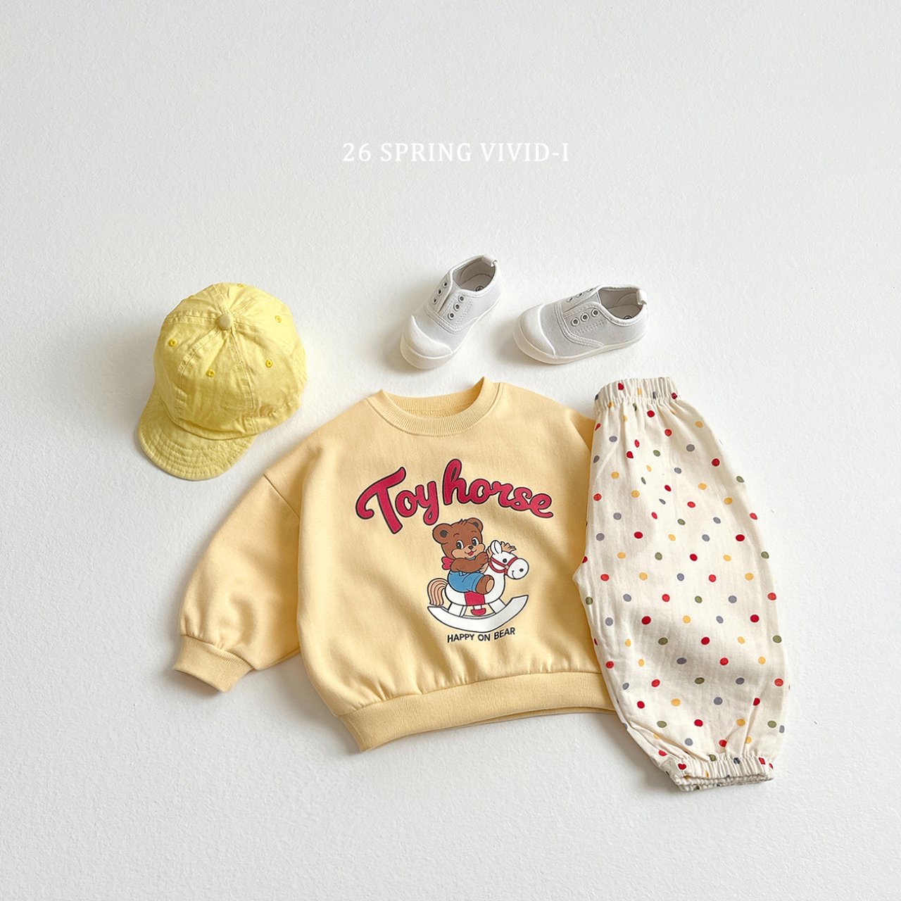 🌸預訂 韓國直送🌸🇰🇷VIVIDI三色可愛動物印花寬鬆衛衣