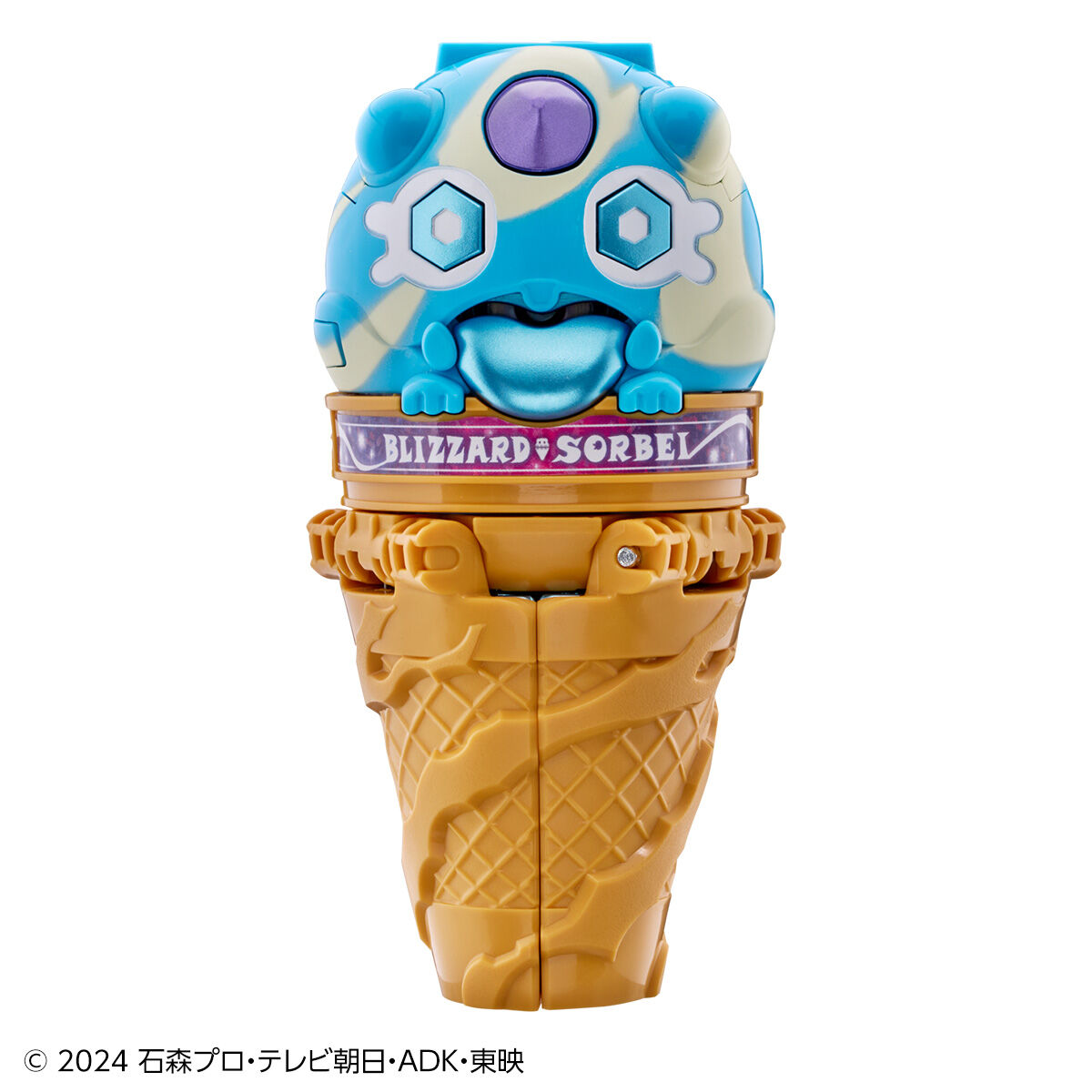 (預訂訂金 $100) (總價 $330) (魂限) Bandai 幪面超人加芙 DX 會說話的菓子獸 冰暴雪葩 (行版)