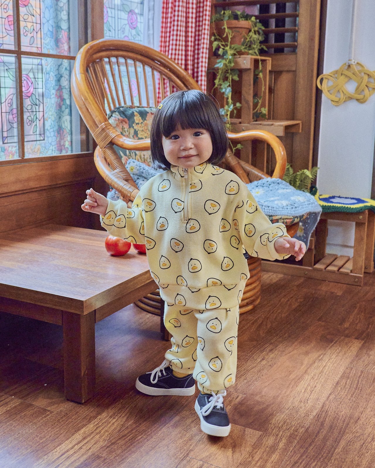 OOTT | Little Farm Waffle Anorak set