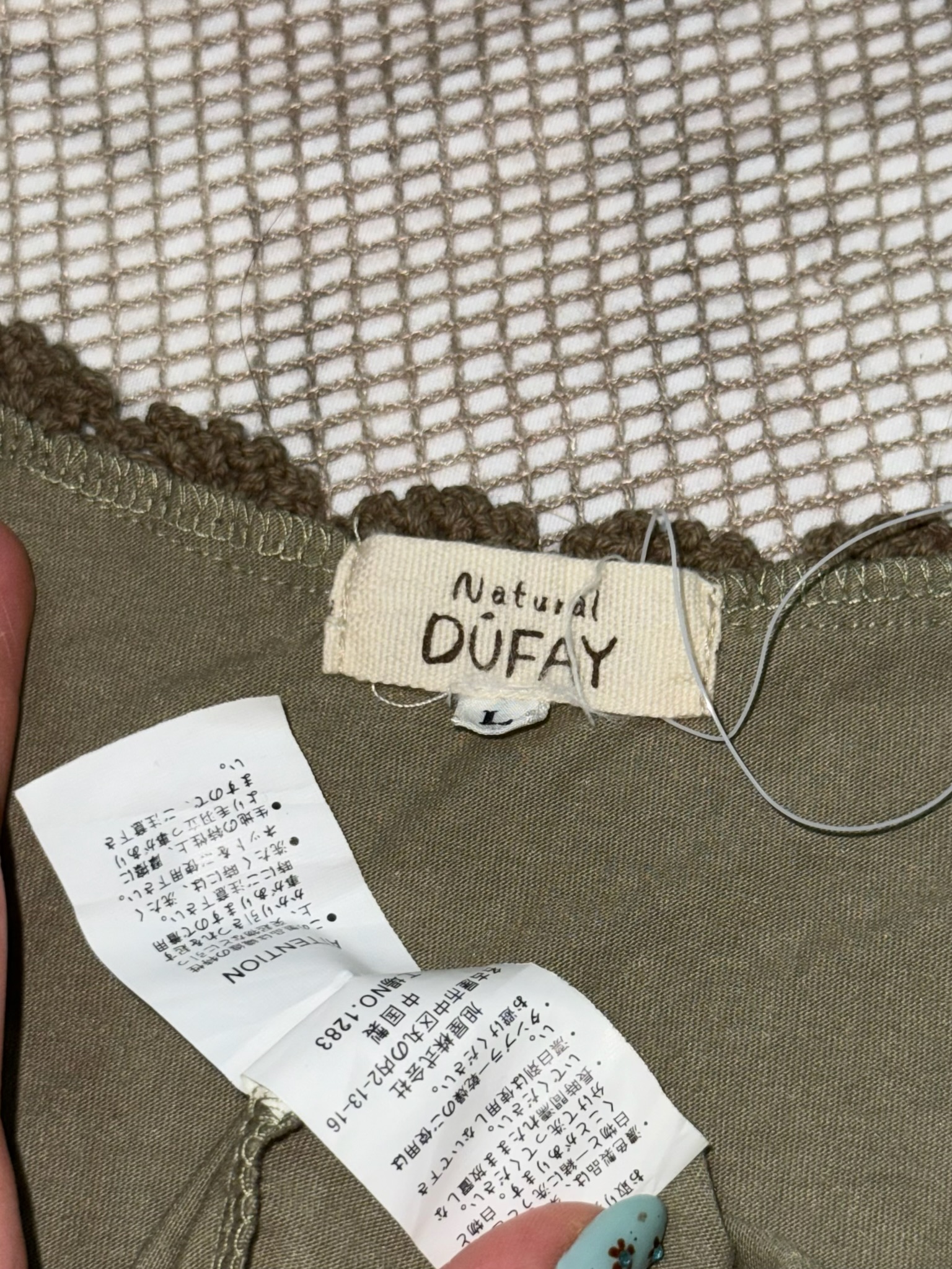 Olive Green Mori Square Neck Tunic