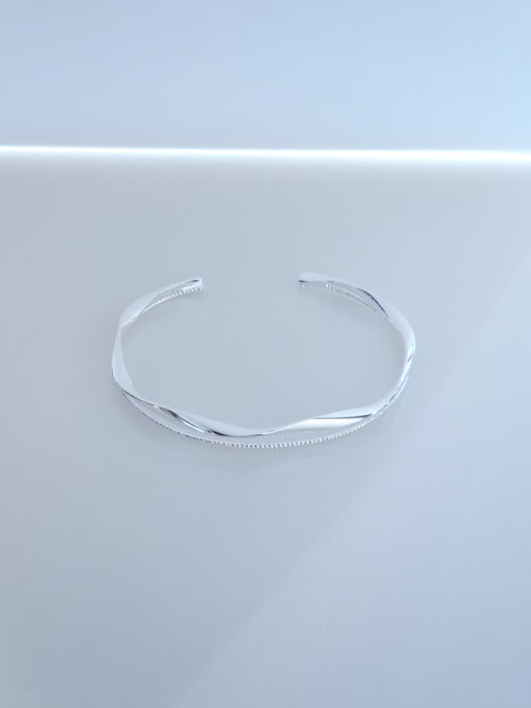 Layered Twisted Cuff Bracelet