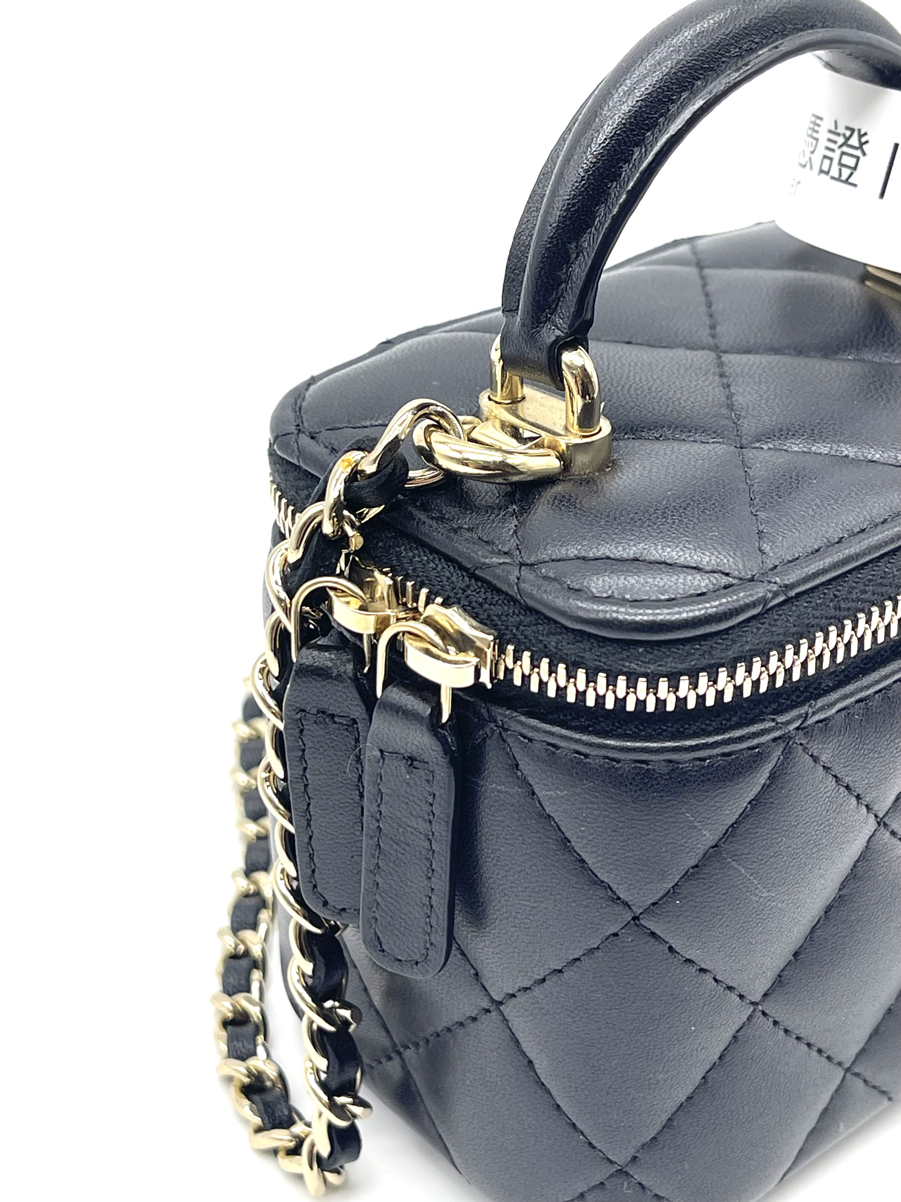 Pre-owned Chanel Classic Top Handle Vanity Case With Chain / Product Code: 26040102