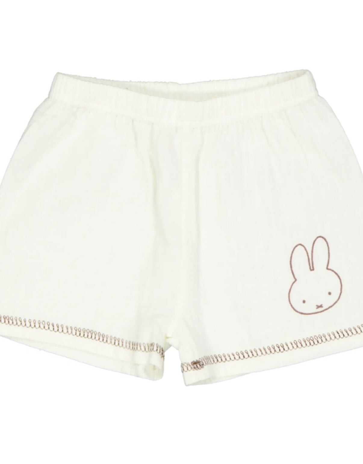 Miffy baby shirt and shorts set (white) 