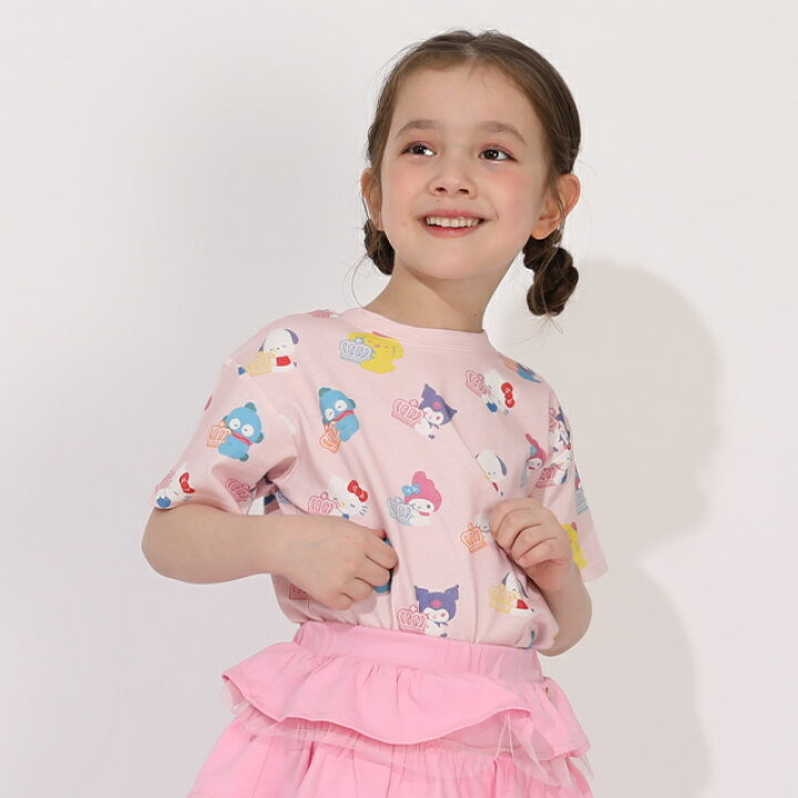 🇯🇵預訂 日本直送🇯🇵Babydoll x Sanrio系列兩色人物滿印短袖T恤