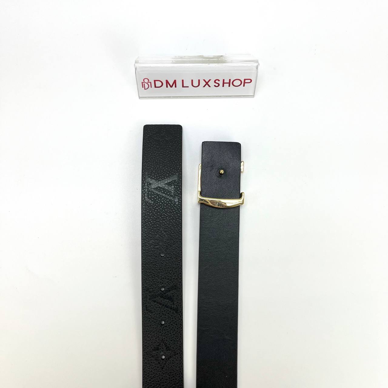 LV Black Iconic 30mm Reversible Belt GHW