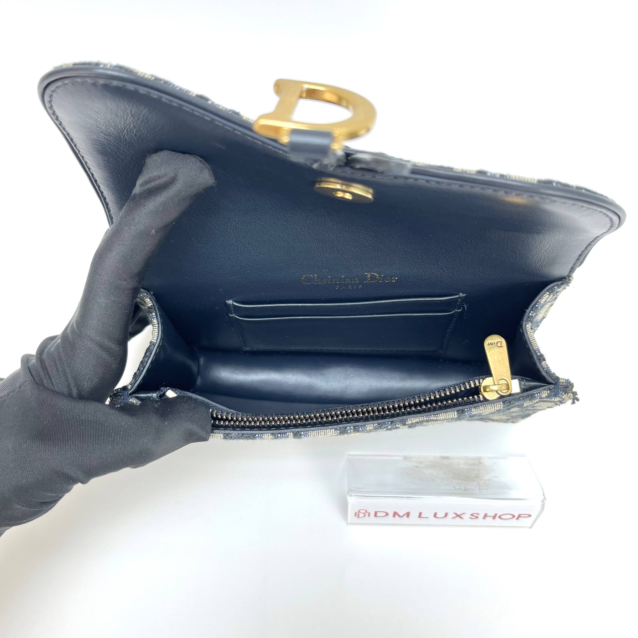 Dior Oblique Saddle Belt Bag GHW