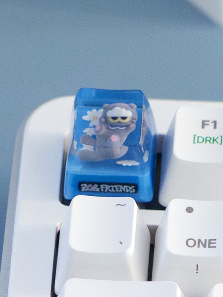 📦訂購 韓國代購 ZO&FRIENDS ZOA RESIN KEYCAPS 灰貓樹脂鍵帽