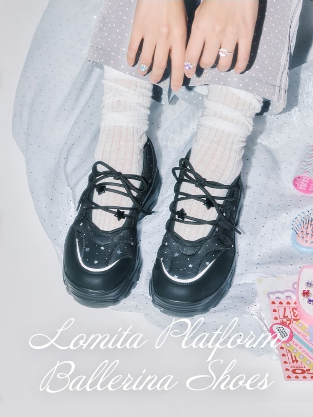 🖤 OTZ × YOUHEE Lomita Platform Ballerina Shoes