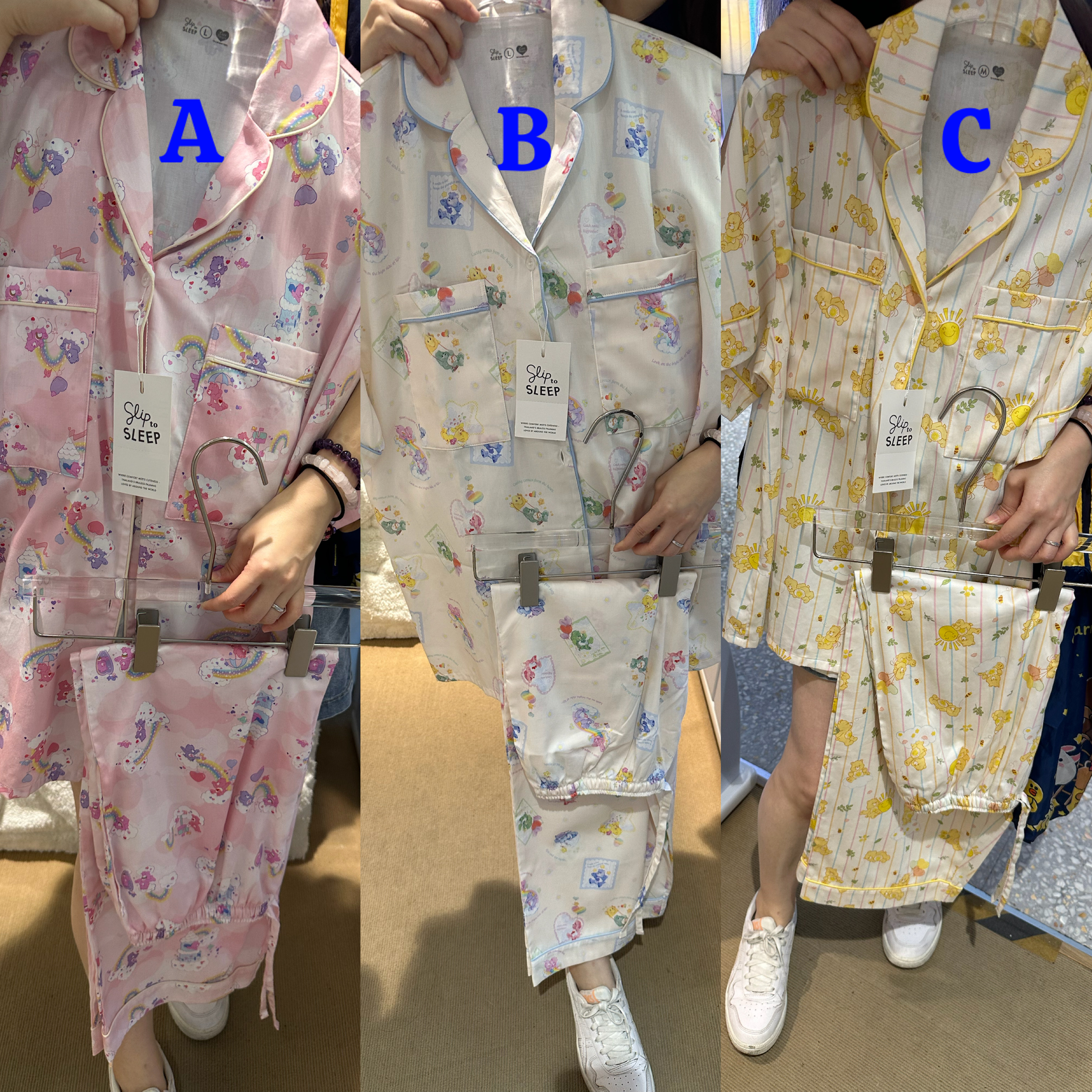 Slip to sleep 聯乘Carebear 短袖長褲款