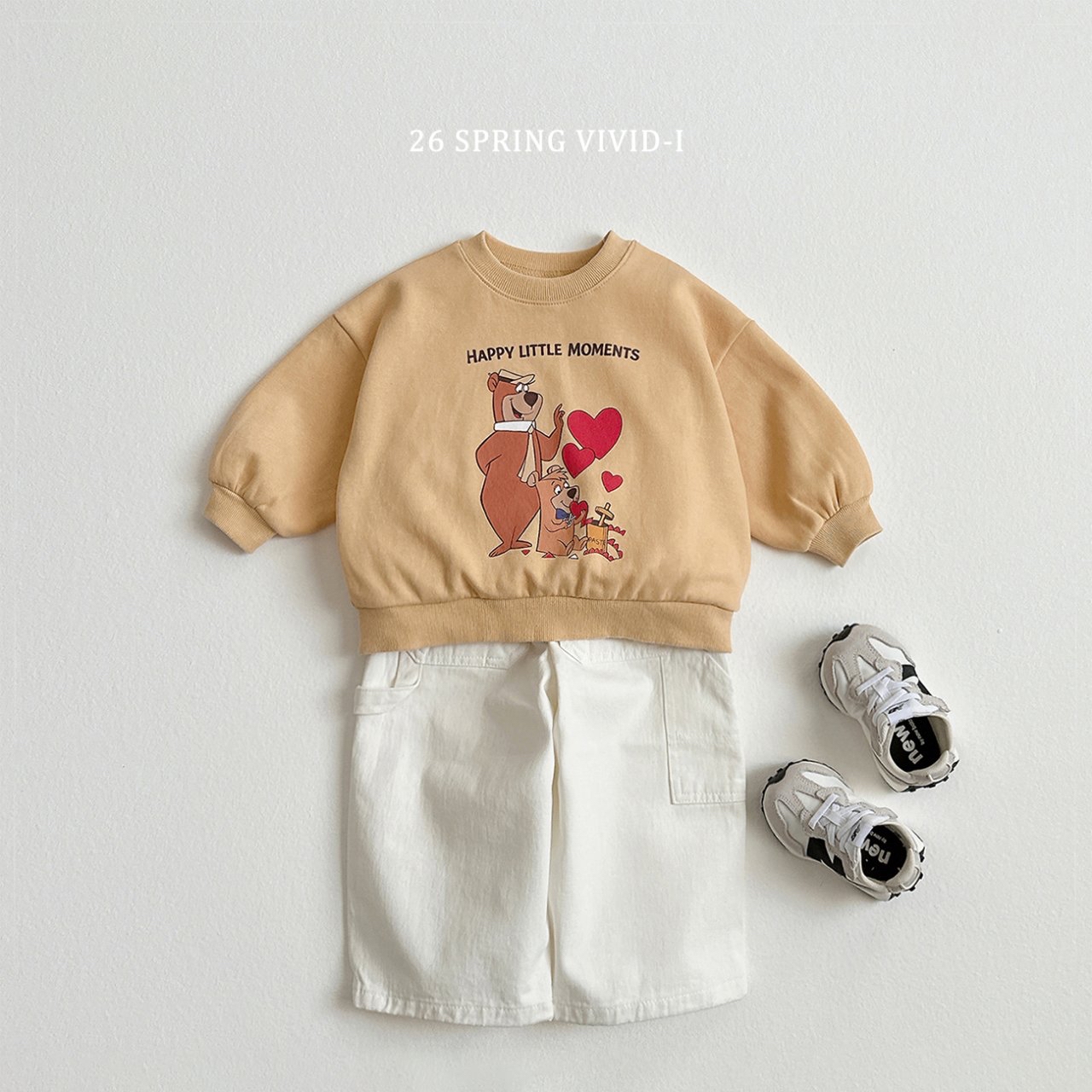 🌸預訂 韓國直送🌸🇰🇷VIVIDI三色純色寬鬆闊褲