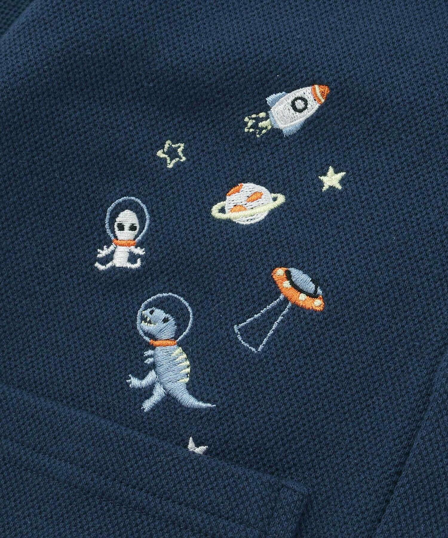 🆕【⭐訂購⭐】🌀 🇯🇵 日本直送 恐龍🦖太空船🛸工作車🚓刺繡 V領 反袖 外套［2款選］🌀 [ELEA-0110][260612]