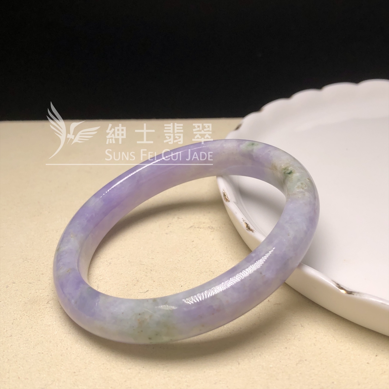 C05937 正紫貴妃鐲52.4mm