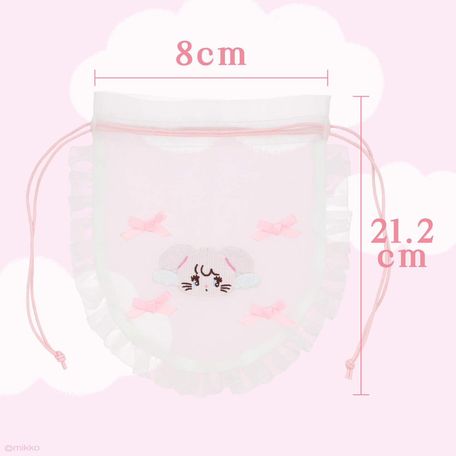 🎀【預訂】Lil ala mode❤︎mikko 天使系列圓形索繩包 - Cammy