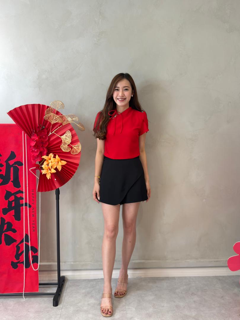 A-SP580304 Flip Front Skirt Pant