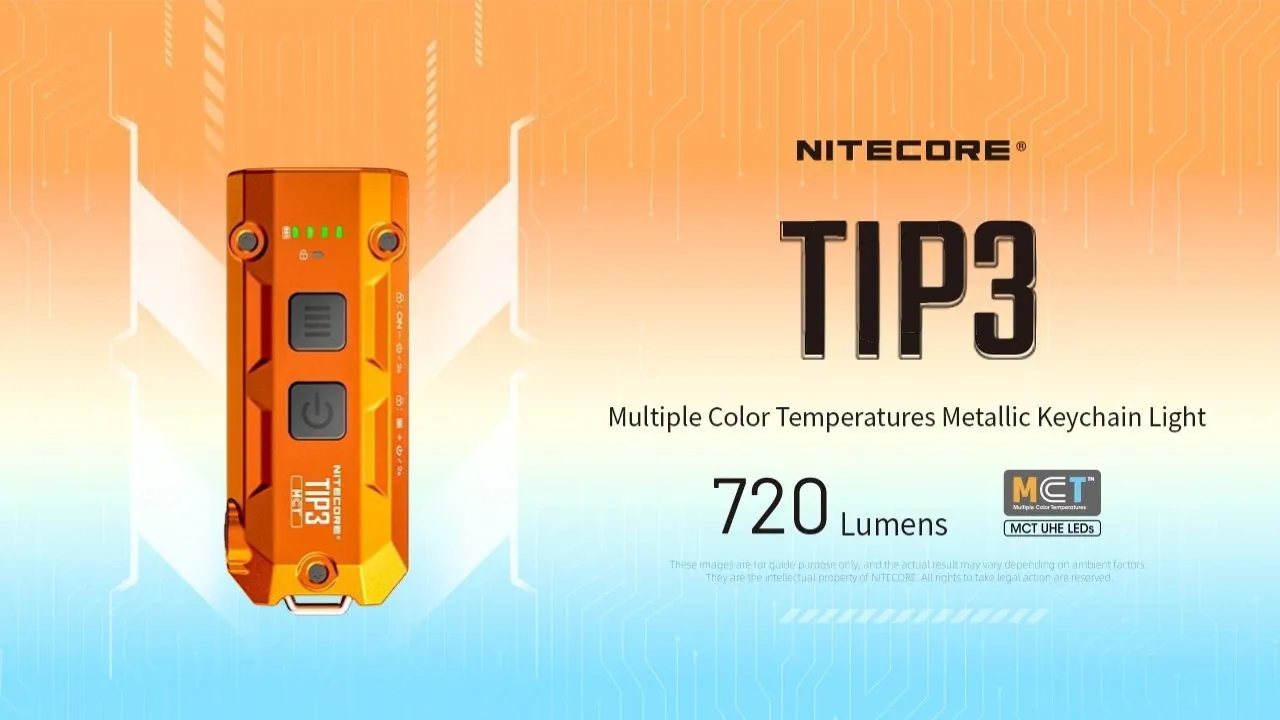 Nitecore TIP3 鎖匙扣燈