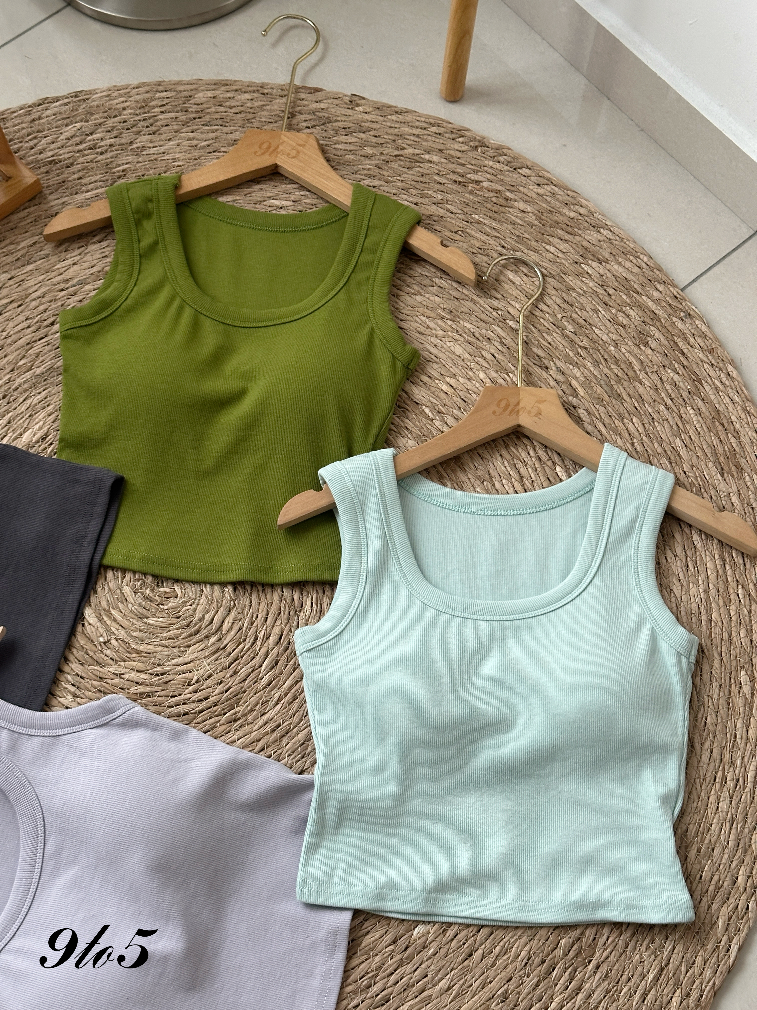 T4196 Sleeveless Bra Top - 4 Colors 