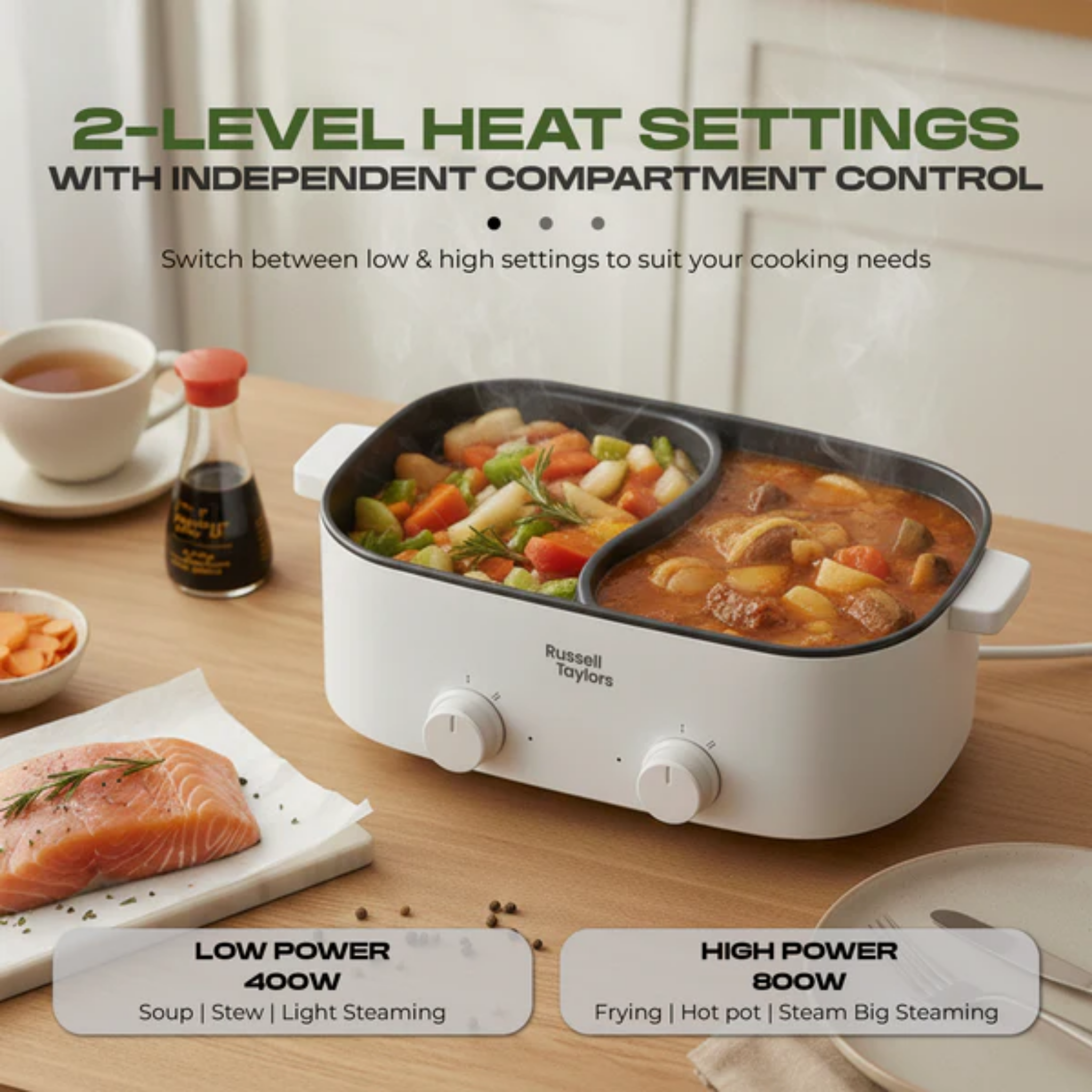 Russell Taylors 12L Steamer & Hotpot (MC32)