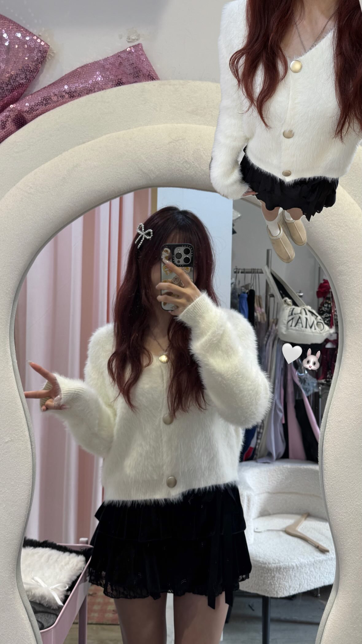 韓國珊瑚絨短款高質毛毛外套