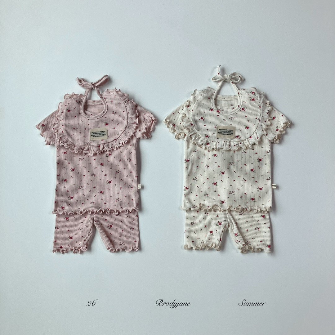 Flower Eyelet Short-Sleeve