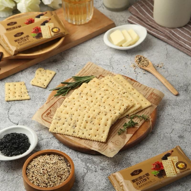 山姆會員商店 - Tafe 黑松露火腿蘇打餅乾(藜麥奇亞籽風味) 1.16公斤 平行進口