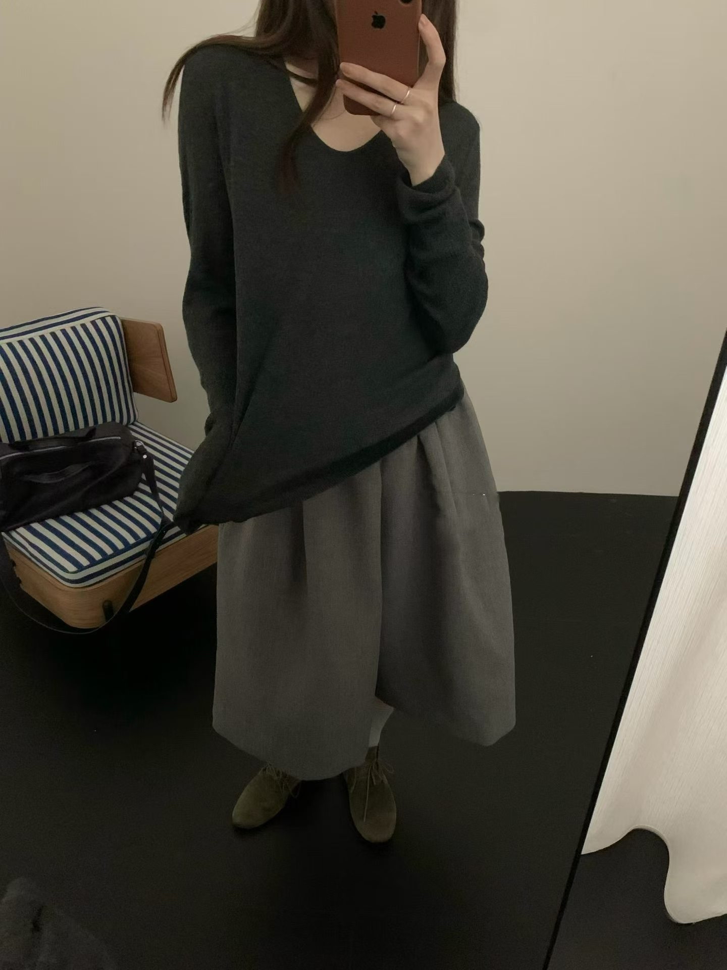 百搭顯瘦線仔Top