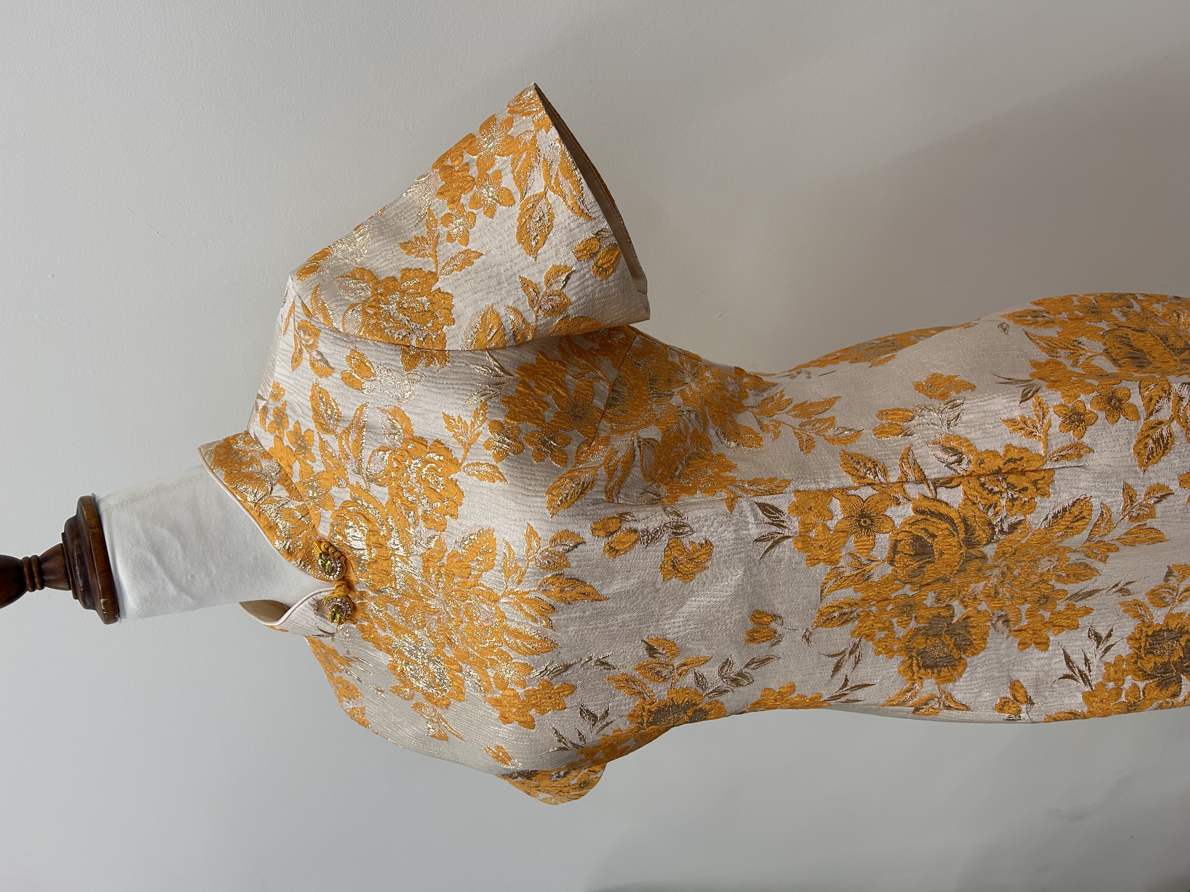 566.WB Embroidered Sleeve Qipao